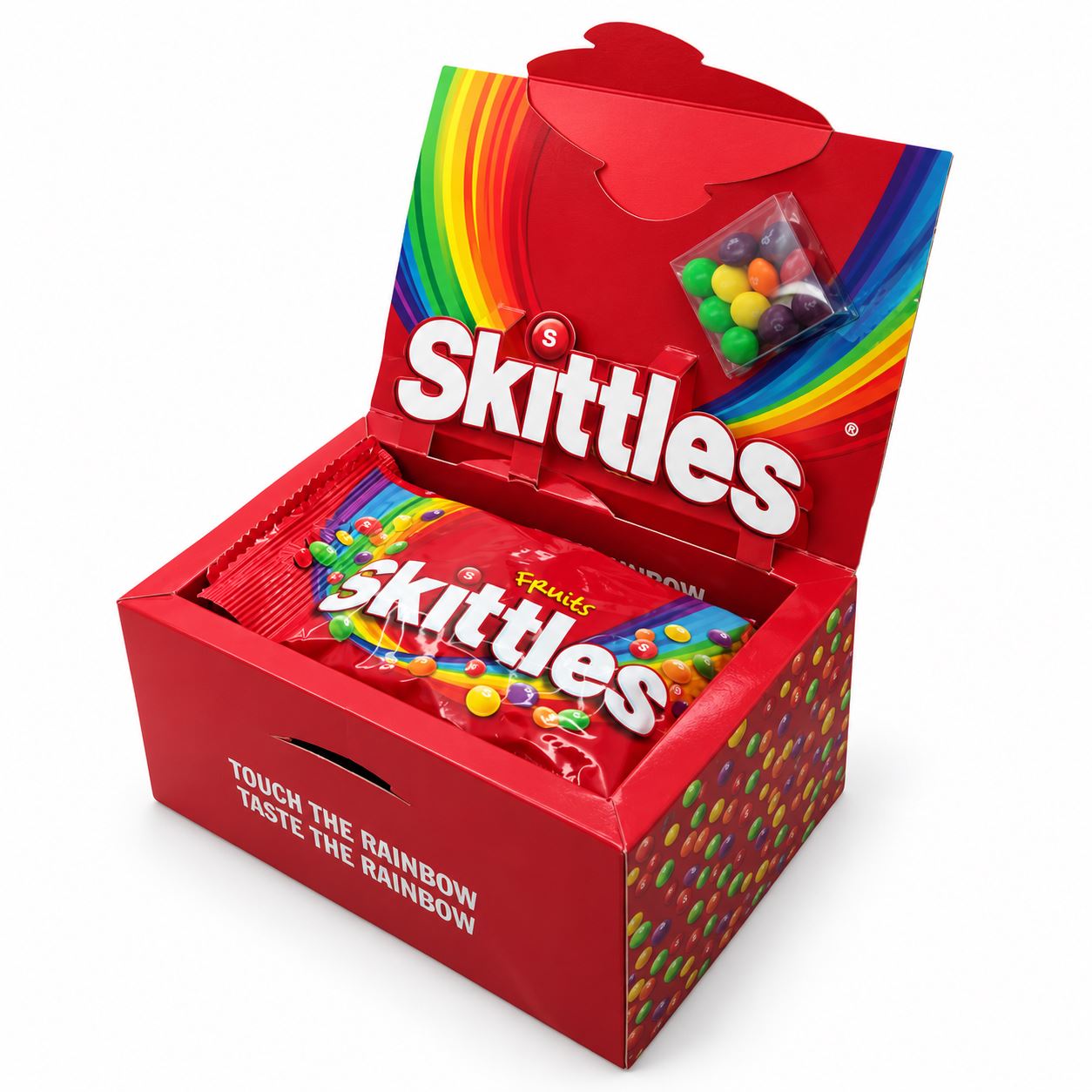 מארז ממתקי Skittles צבעוני